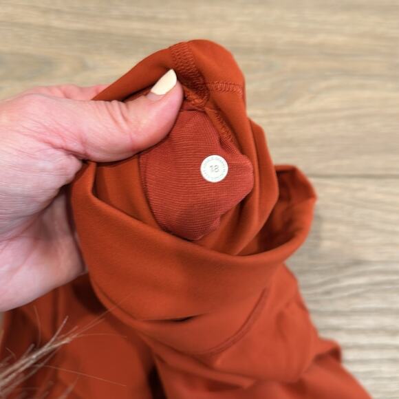 LULULEMON Aztec Brick Wunder Train High‎ Rise Active Workout Leggings Size 18 - Picture 9 of 12